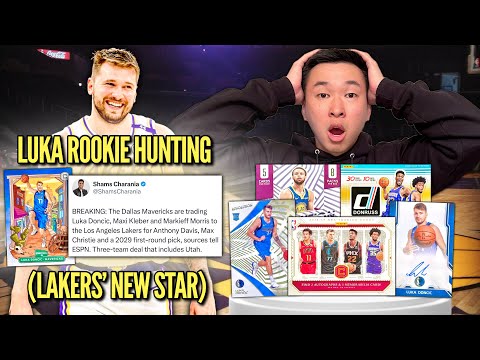 INSANE LUKA DONCIC ROOKIE HUNTING AFTER THE CRAZIEST TRADE OF ALL TIME (DOWNTOWN PULLED)! 😱🔥