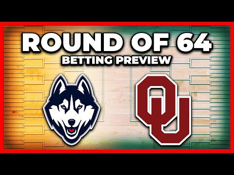 March Madness 2025 Round of 64 Preview - 8. UConn vs 9. Oklahoma