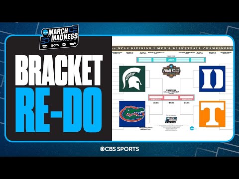 NCAA Tournament BRACKET RE-DO before Sweet 16 | 2025 March Madness