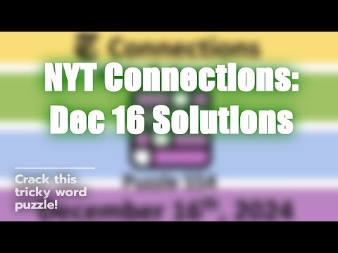 🧩 NYT Connections Secrets Revealed! 🧠💡