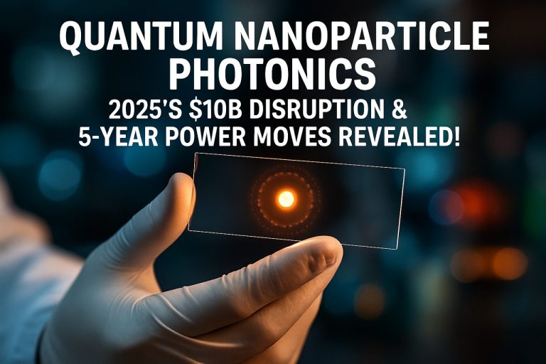 Fotônica de Nanopartículas Quânticas: A Disrupção de $10B de 2025 e os Movimentos de Poder em 5 Anos Revelados!