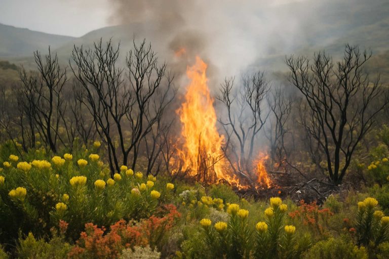 Fynbos a ekologie požáru: Přírodní ohnivě tajemství biodiverzity